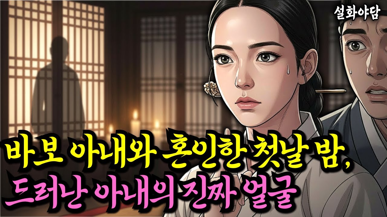 바보 아내와 결혼한 첫날 밤, 목에 은장도를 들이댄 아내의 진짜얼굴 | 야담·민담·전설·설화·옛날이야기·오디오북