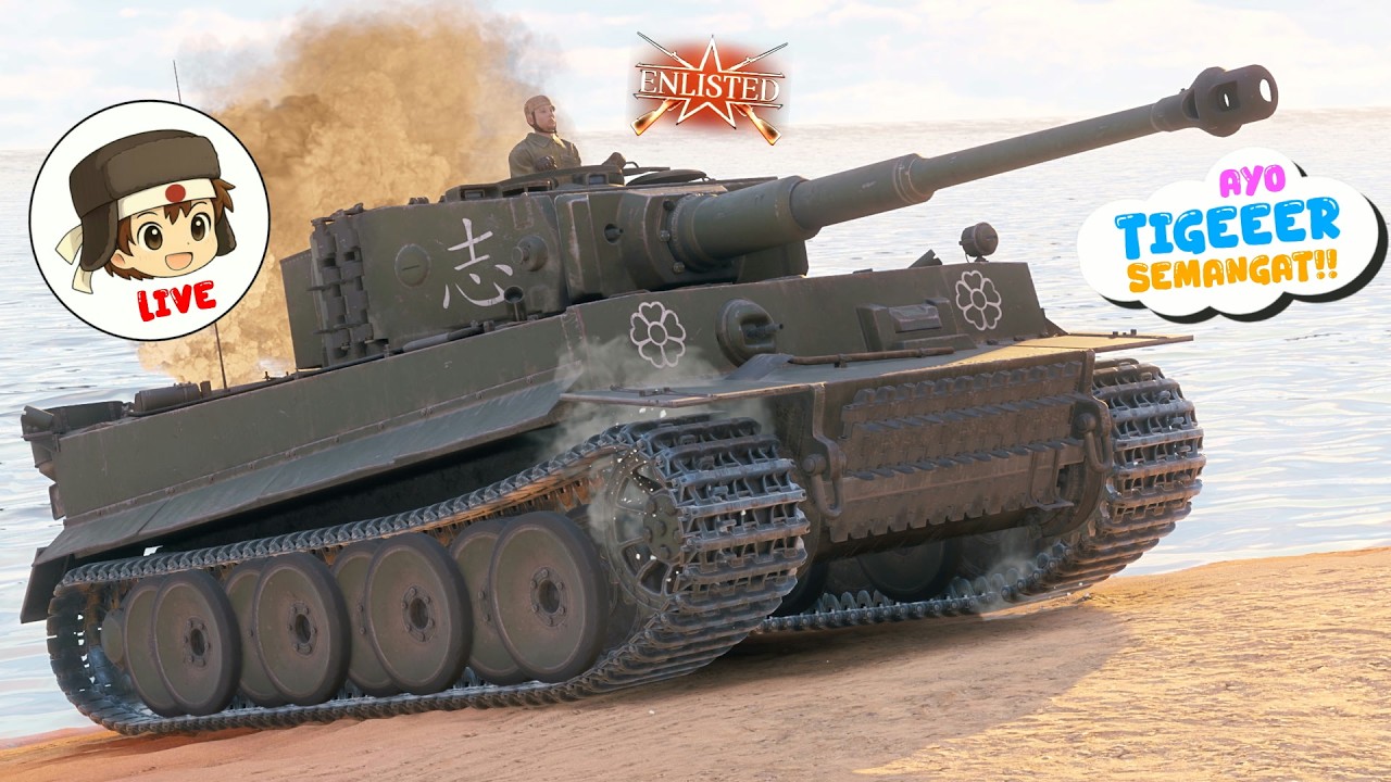 [AYO TIGER SEMANGAAAT YEE KOMERAD DAI NIPPON] !! Enlisted Indonesia Stream #shorts #ww2games #ww2