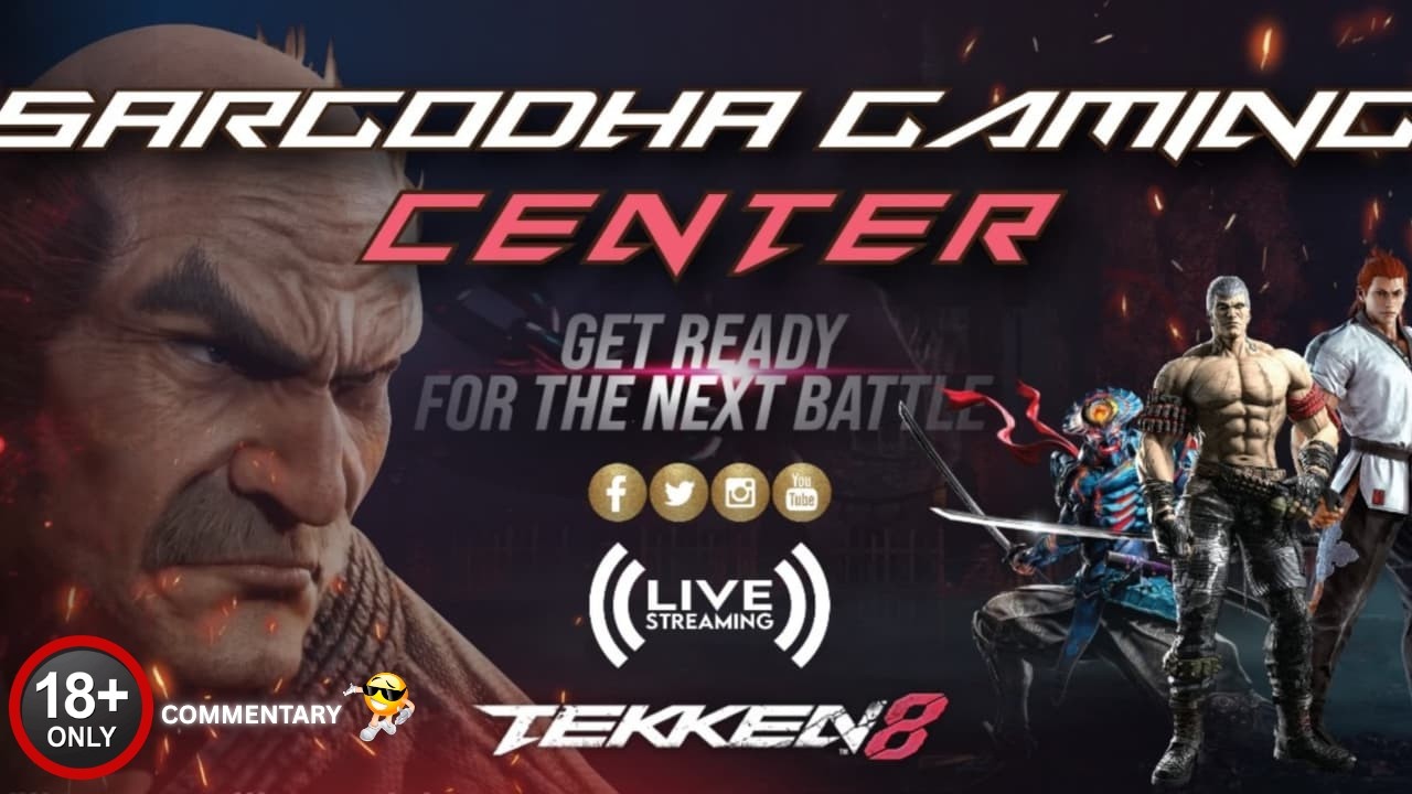 🔥Sargodha Tekken Community on Stream 🔥💯