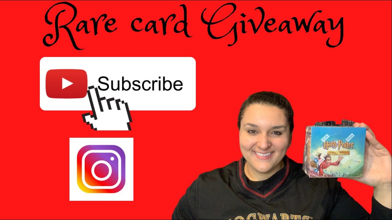 Harry Potter Trading Card Game || Quidditch Cup rare card GIVEAWAY!!