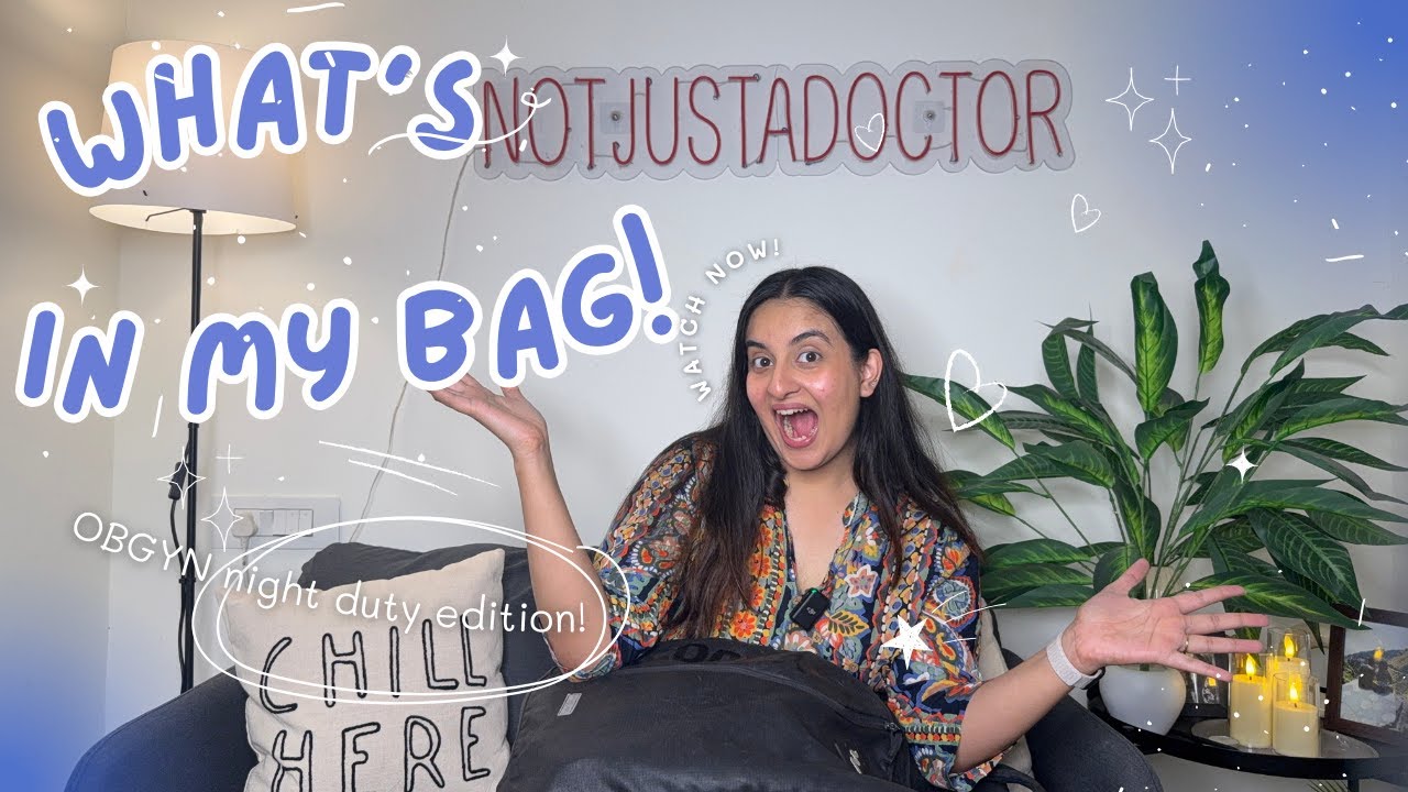 WHAT'S IN MY BAG! *OBGYN Night duty edition*