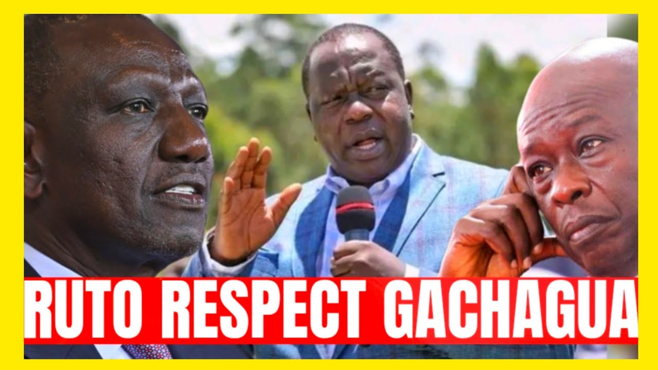 RUTO RESPECT GACHAGUA!!DR FRED MATIANGI      SAYS