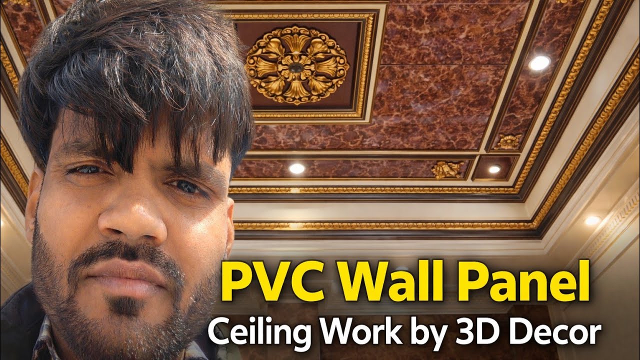 PVC wall panel fully work by 3d decor 🙏🙏