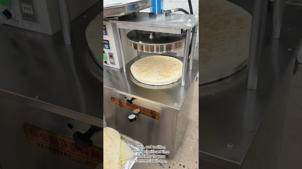 Electric Flatbread Maker Is perfect for Roti, Pita, and Tacos in Commercial Kitchens. #breadoven