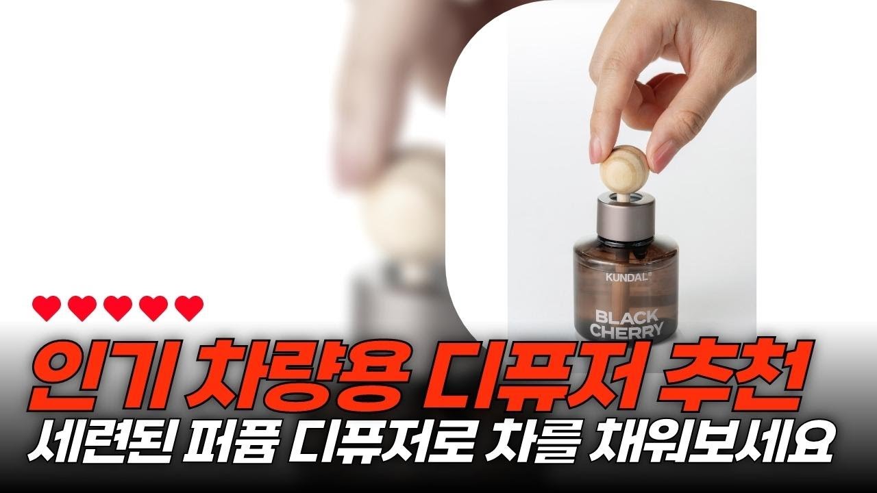 차 안에서 여운이 남는 향! 완벽한 차량용 디퓨저 비교하기