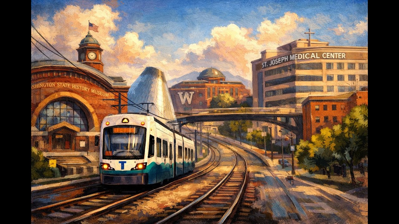 How to Explore Downtown Tacoma by T Line Light Rail | Museums, UW Tacoma & Convention Center
