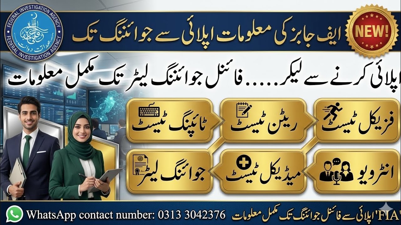 FIA Jobs 2026 Complete Process | From Apply to Final Joining Letter Step by Step Guide