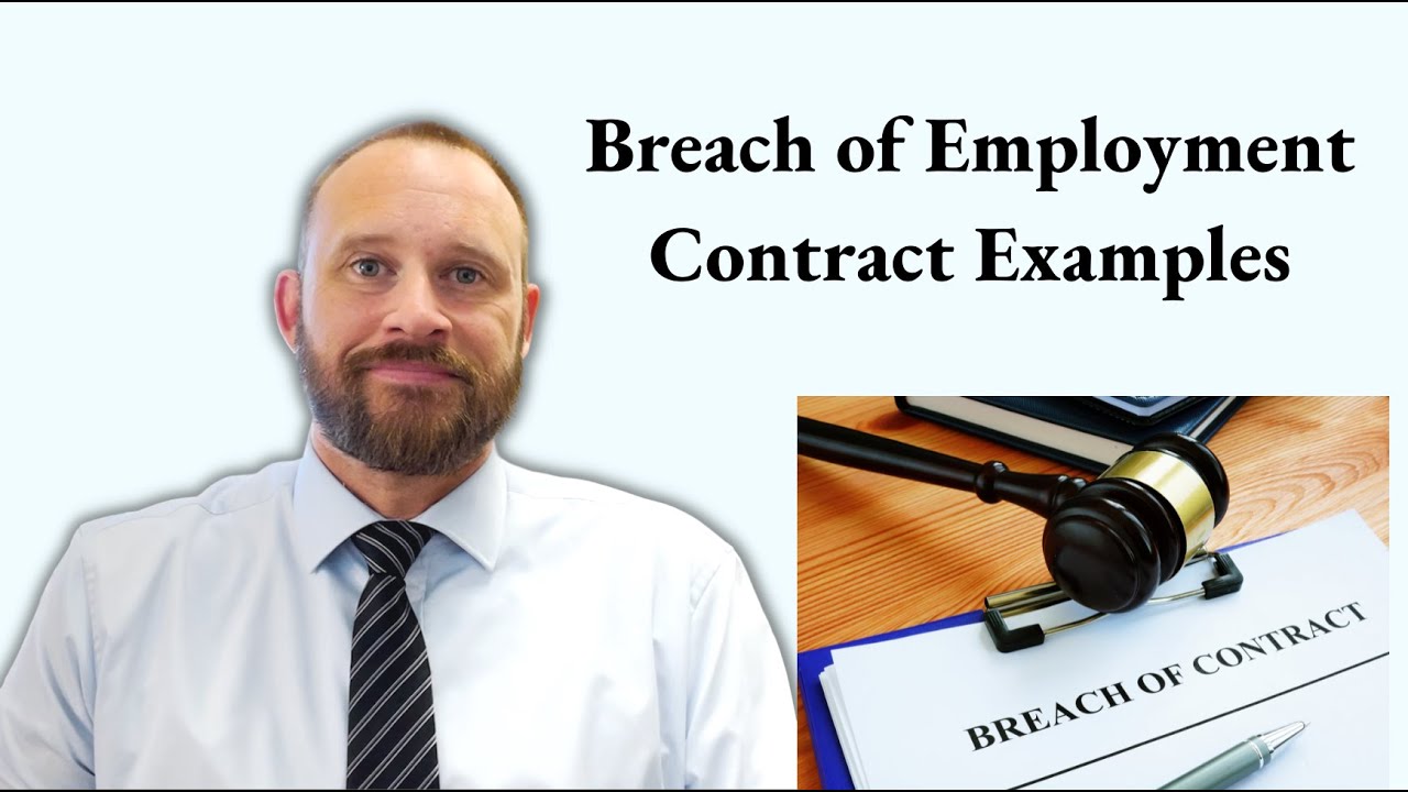 Breach of Employment Contract Examples
