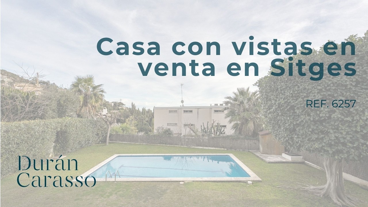 Casa adosada con vistas en venta en Sitges | Ref. 6257