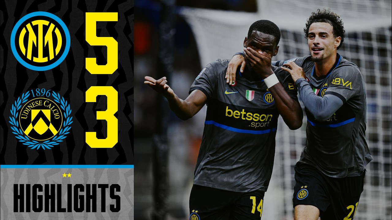 FROM 0-2 TO 5-3, WHAT A COMEBACK! | INTER 5-3 UDINESE | HIGHLIGHTS 🖤💙