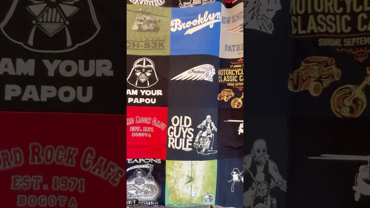 Одеяло из футболки своими руками 👕 😮 ♻️