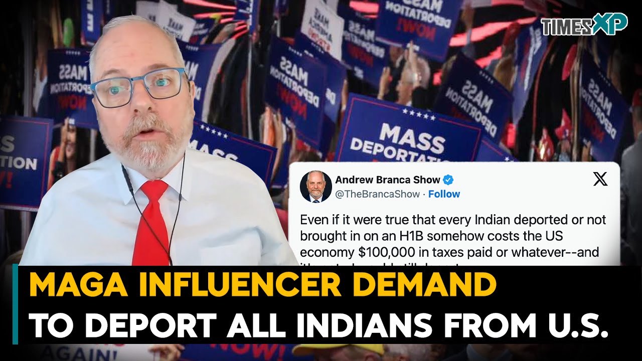 MAGA Influencer Demand To Deport All Indians From U.S.| Indians In The U.S.