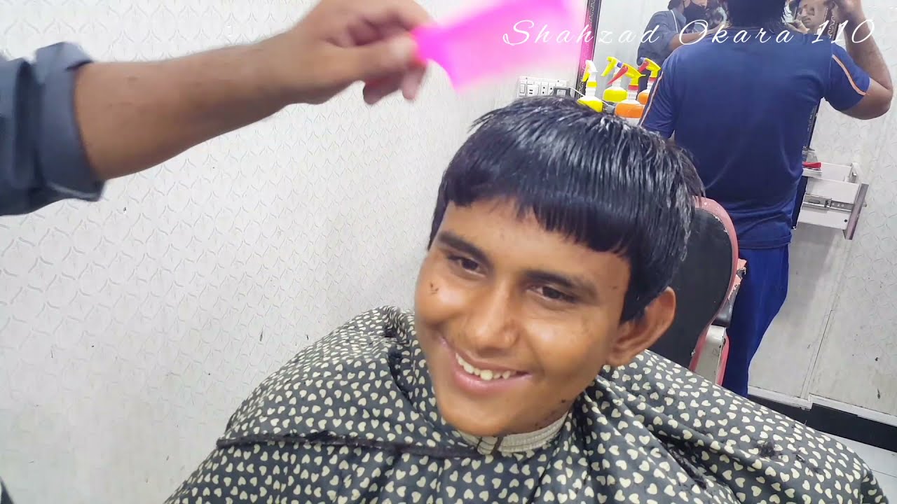 Boys HAIR Cutting |Boys HAIR Style Cut|Shahzad OKARA 110