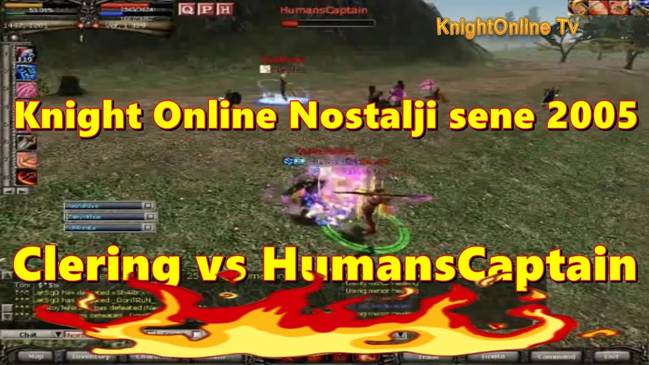 Knight Online Clering vs HumansCaptain sene 2005 Nostalji / #knightonline #gemkırma #asaspk #asasvs