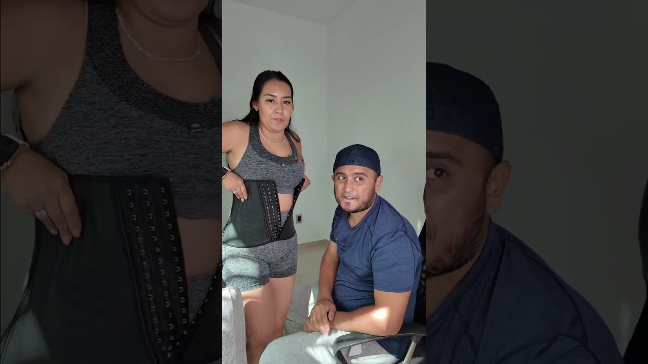Poniéndole un corset a mi esposa #humor #comedia #viral