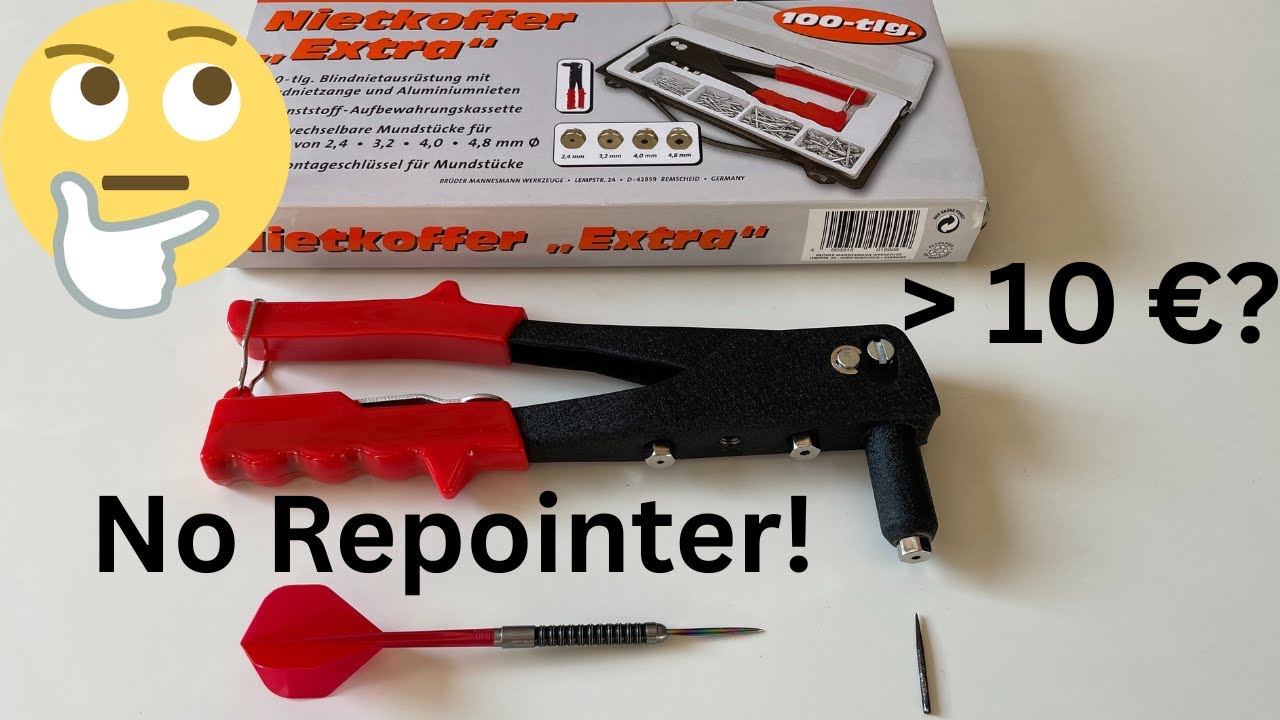 Dart Spitzenwechsel ohne teuren Repointer? Unter 10 €? So geht es in wenigen Minuten!