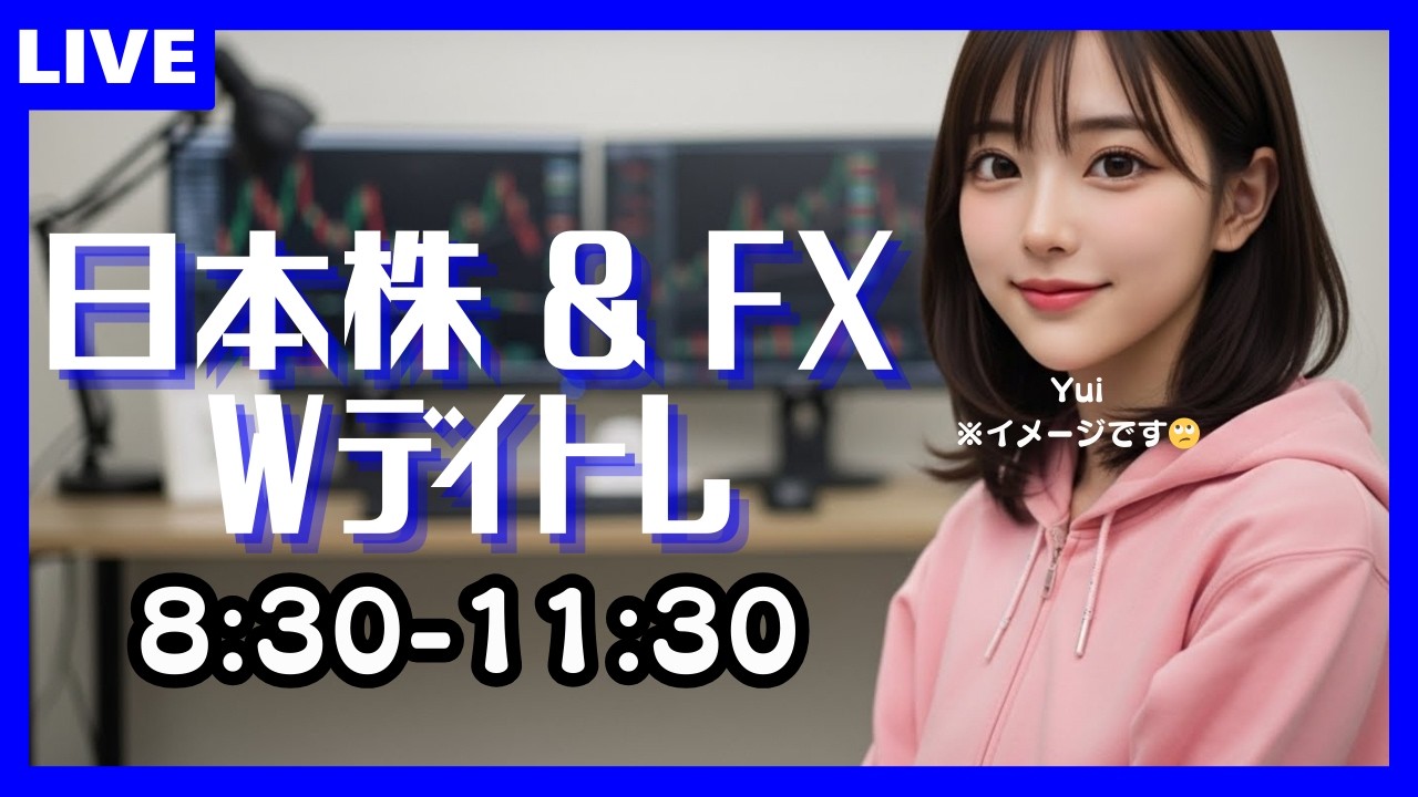 【2026.3.10(火)AMデイトレライブ】日本株＆FXのよくばりW配信💰今日もがんばっていきまっしょい😊
