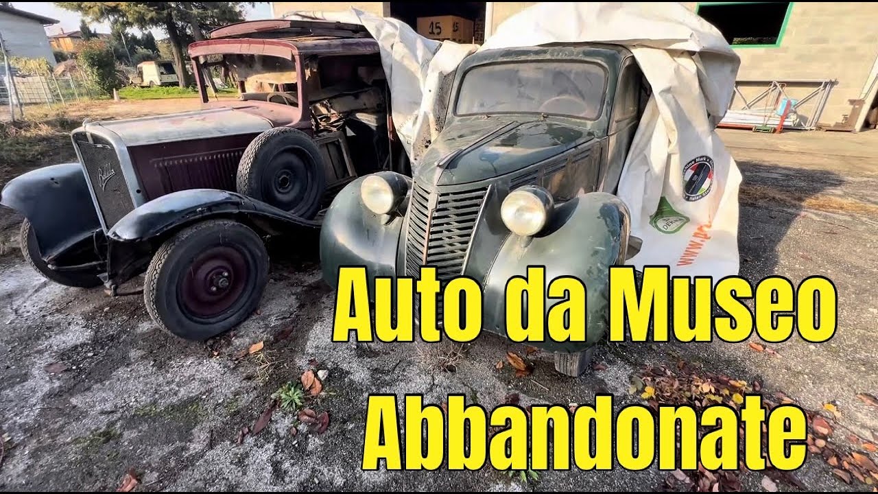 Una Serie di Auto da Museo Incredibile Abbandonate in questo Vecchio Deposito Dismesso
