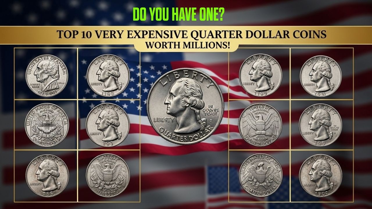 ТОП-10 ОЧЕНЬ ДОРОГИХ МОНЕТ СТОИМОСТЬЮ В ЧЕТВЕРТЬ ДОЛЛАРА, КОТОРЫЕ СТОЯТ МИЛЛИОНЫ!!