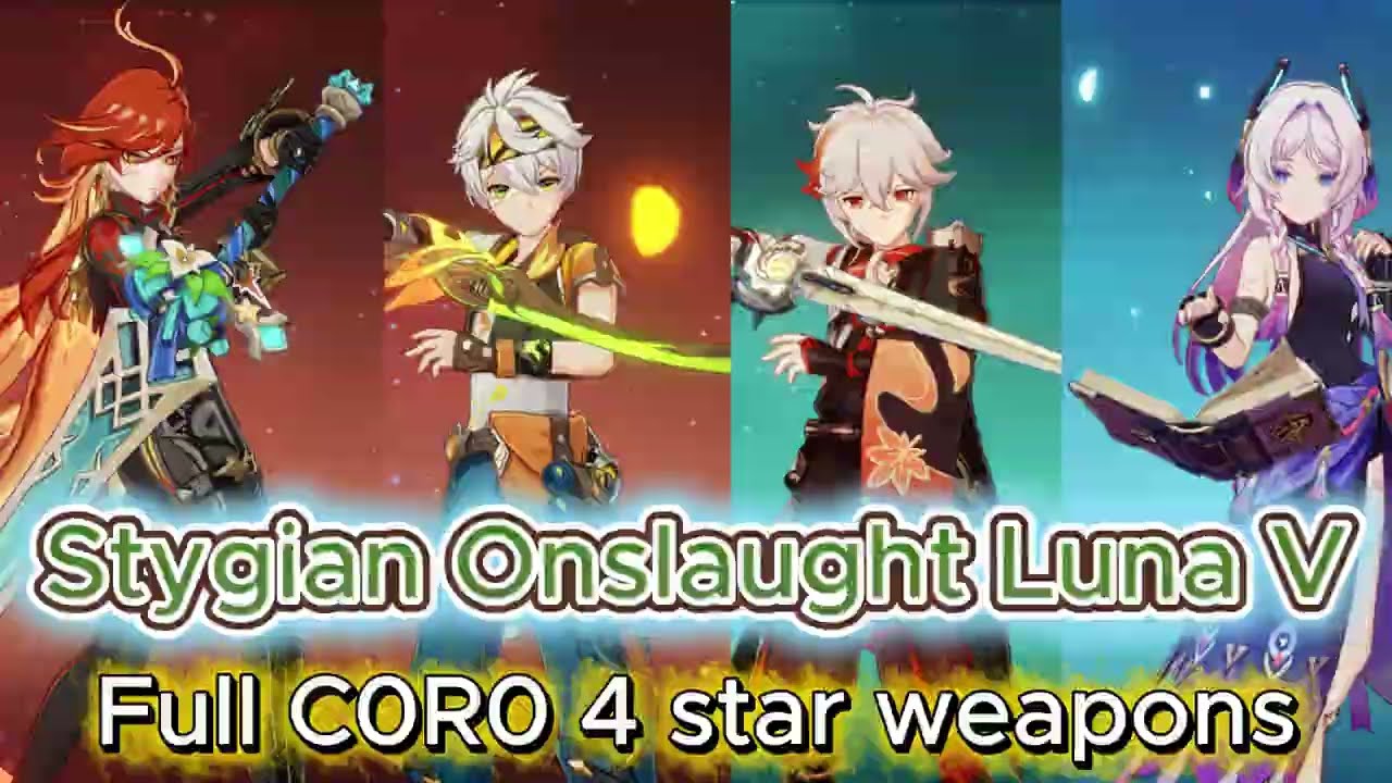 Stygian Onslaught Luna V Fearless/C0R0 Mavuika claps big squishy ahh mushroom