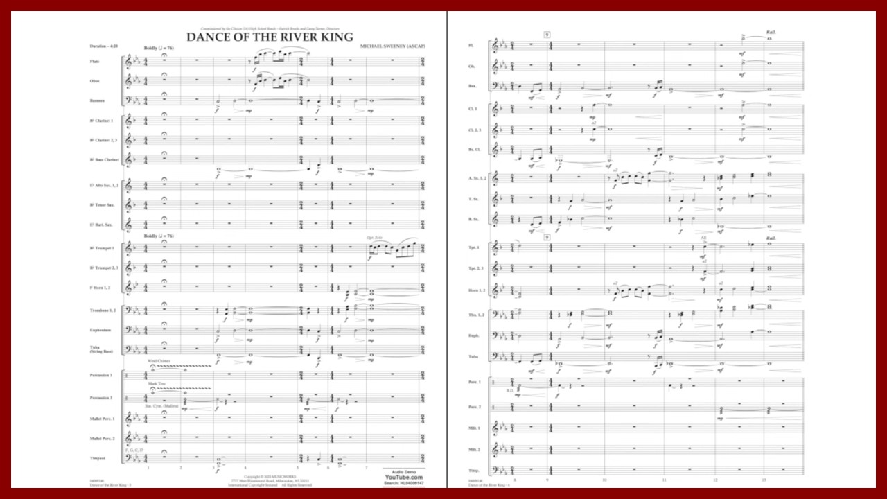 Dance of the River King by Michael Sweeney | Soaring Band Original