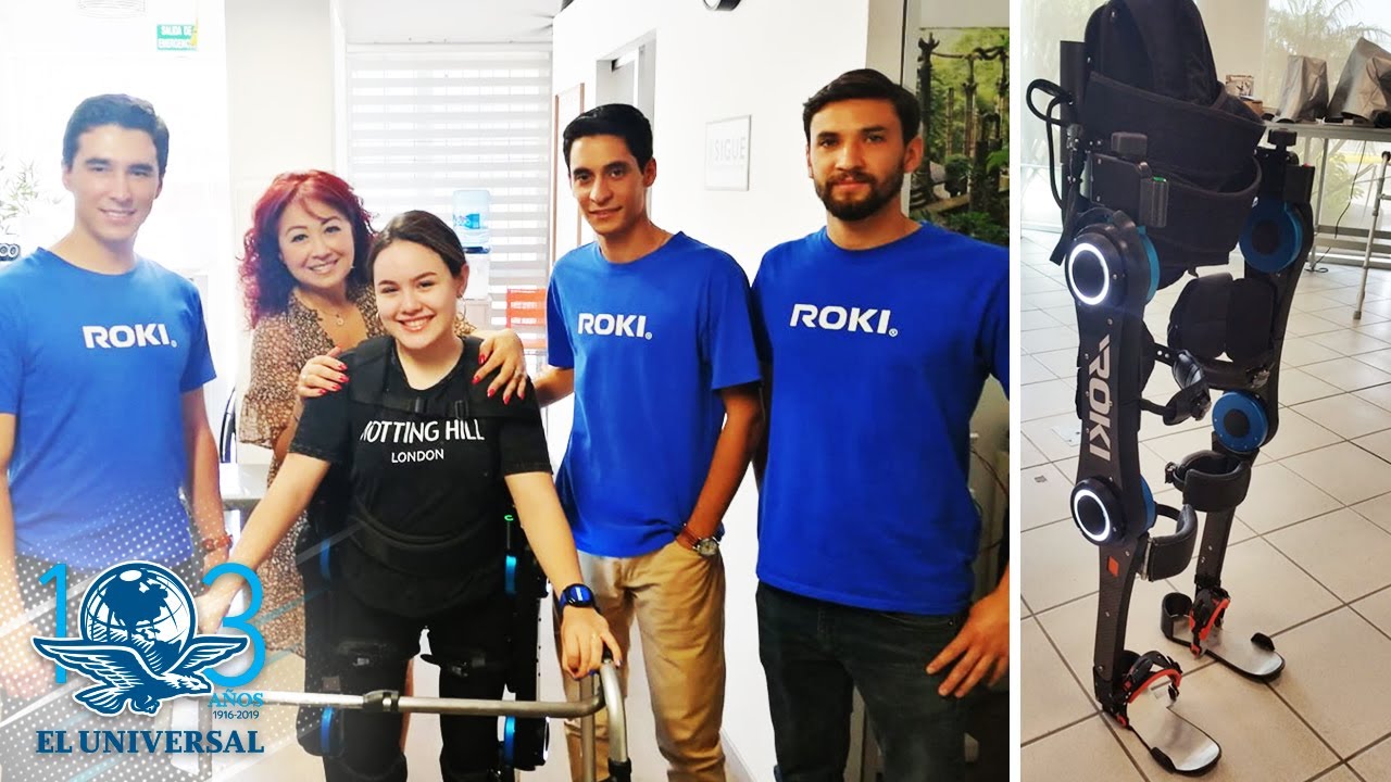 Robot ayuda a caminar a personas con discapacidad