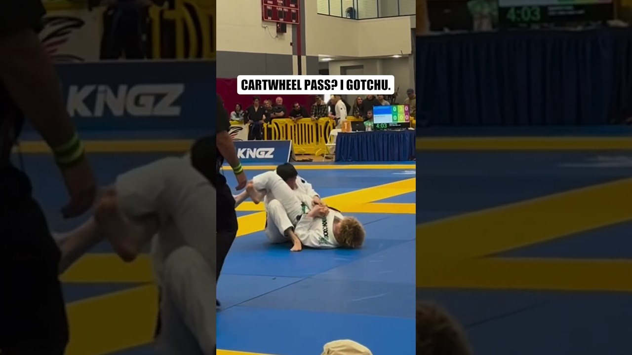 Cartwheel Pass Counter 🤯KNOXX Athlete: @g.nascimento_jj Roll With The Best#jiujitsu #jiujitsugear