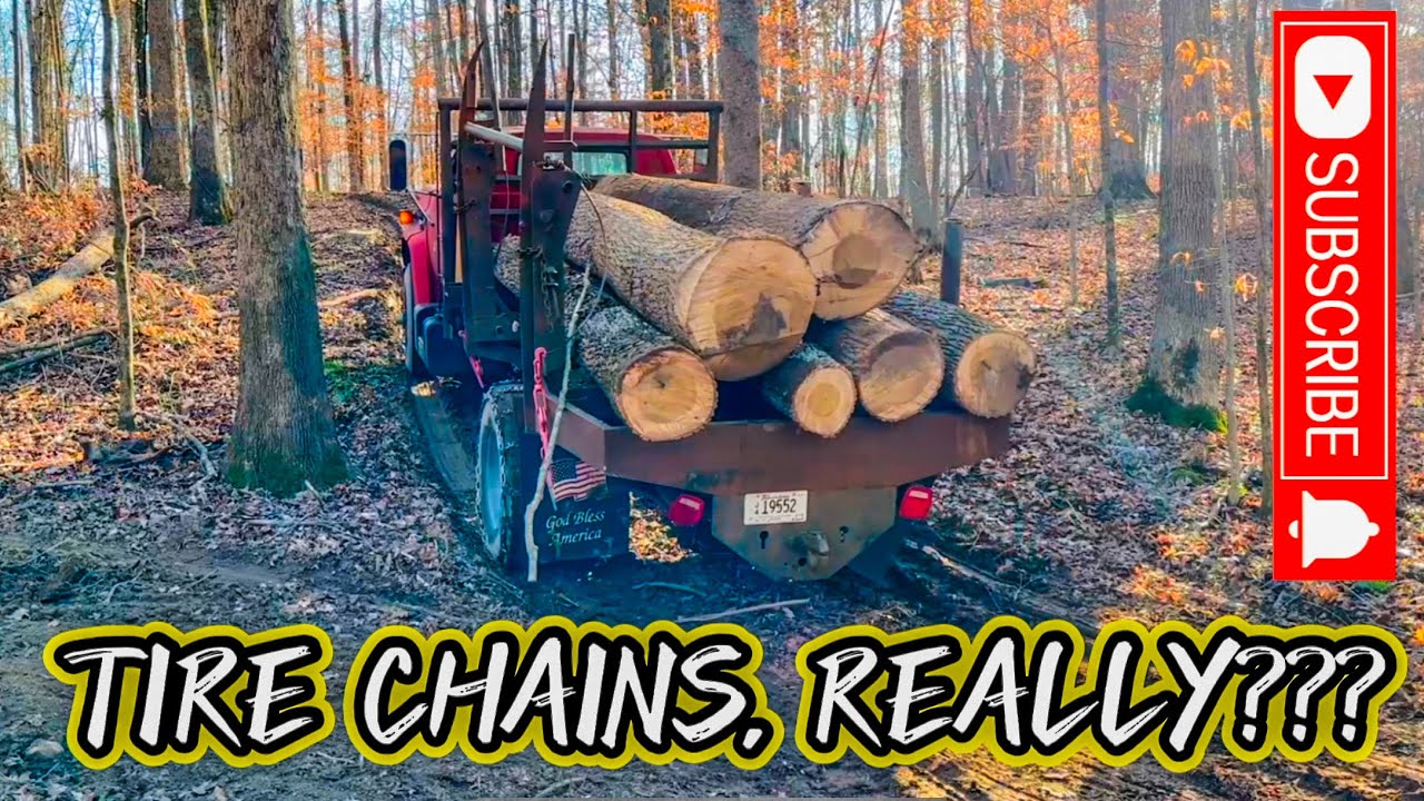 Tire CHAINS and LOG TRUCKS!!! Do they ACTUALLY work??? #180
