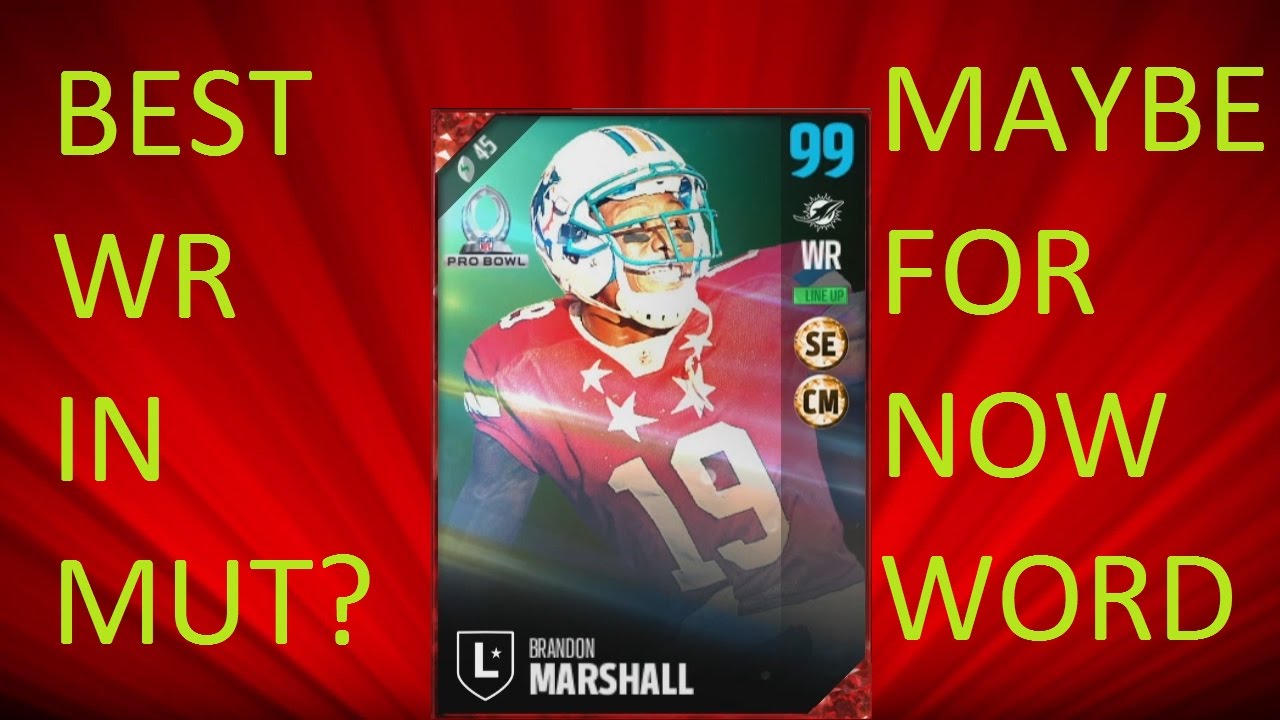 How Good is 96 overall Brandon Marshall? - Madden 17 Ultimate Team