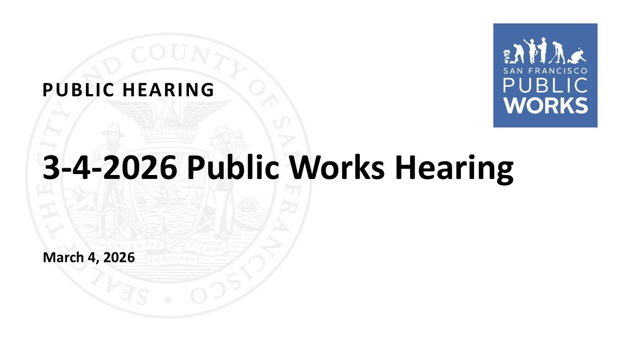 3-4-2026 Public Works Hearing