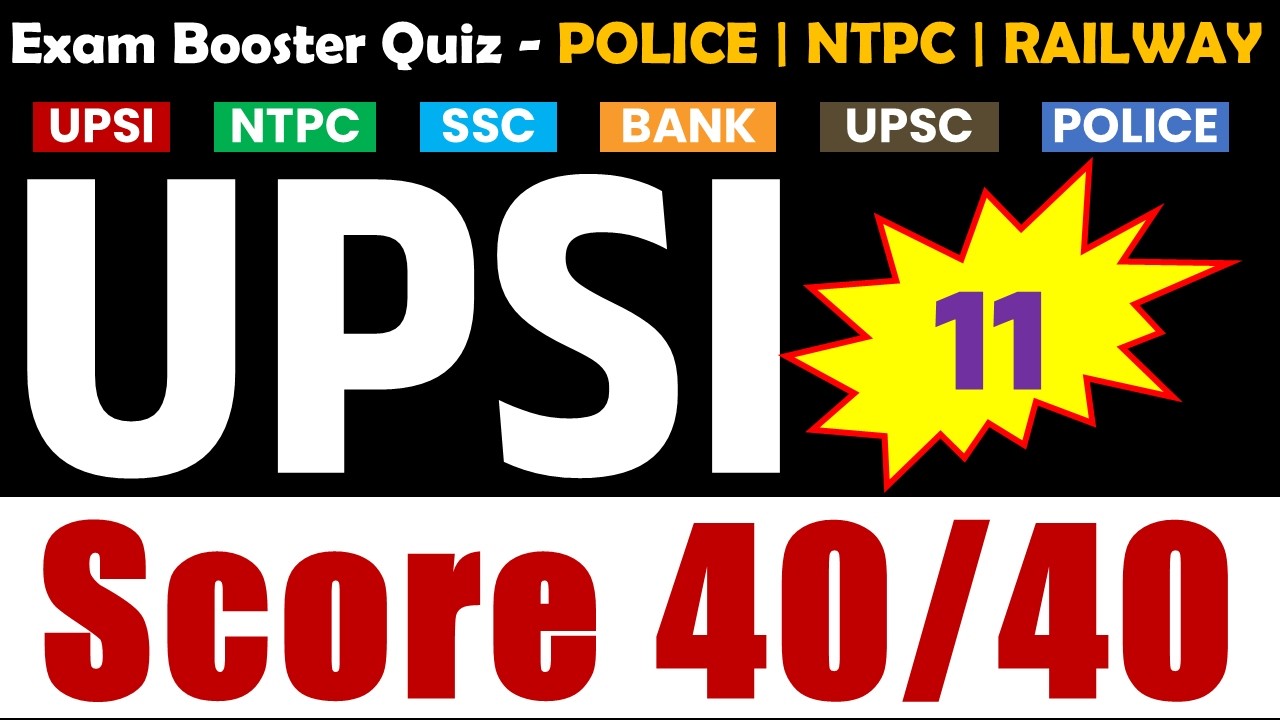 UPSI/Constable / Static GK / UPSI Current Affairs / UP Police Constable/homeguard RRR Series 11