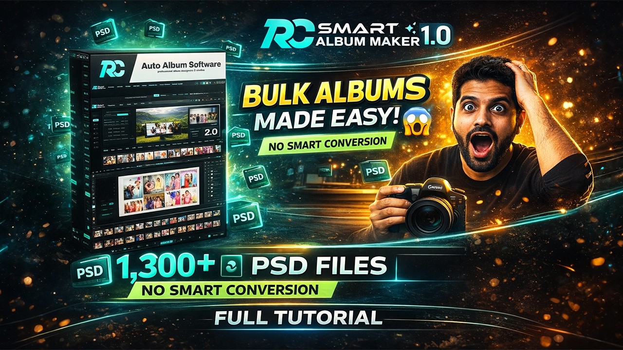 RC Smart Album  Full Tutorial Video - Tutorial Tamil (தமிழ்)