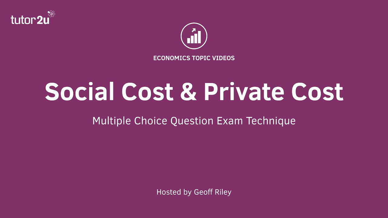 MC Question Technique: Social Costs