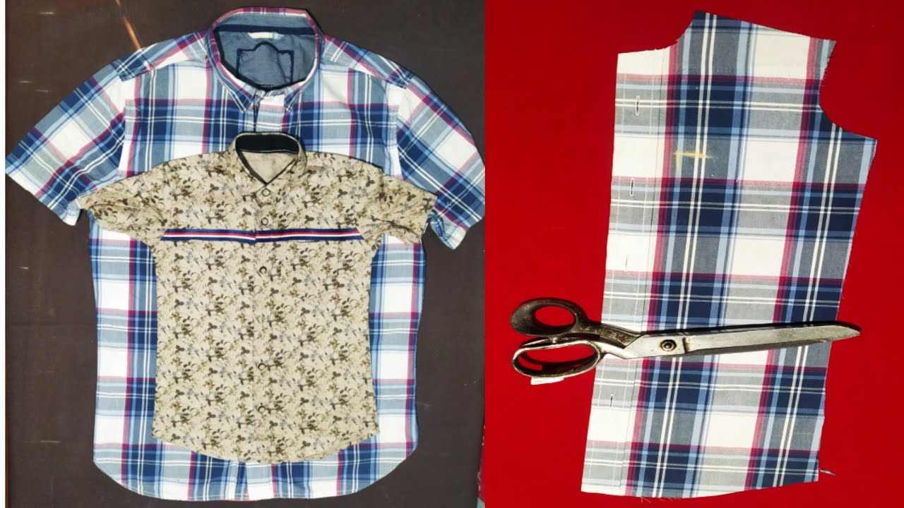 Old shirt into boy shirt in Malayalam/Baby Boy Shirt Cutting And Stitching/ Royal Stitching/2020
