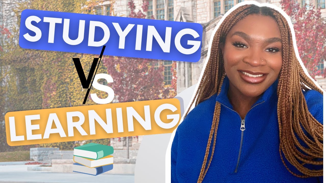 Studying vs Learning? What&rsquo;s The Difference? Why You Need to SEPARATE THE TWO to get Better Grades!