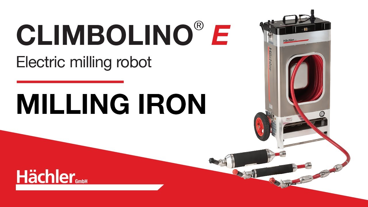 Hächler Climbolino®E Electric Milling Robot  - Milling Iron