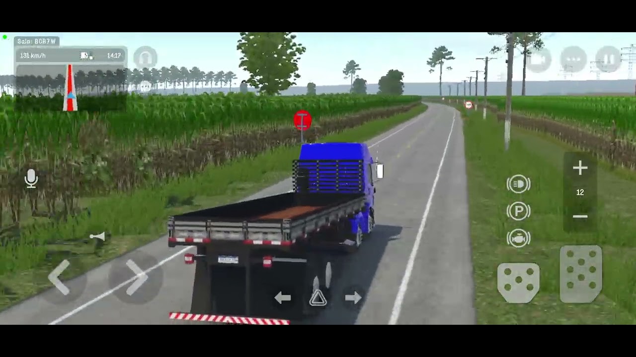 Jogando global truck online com o constelaition