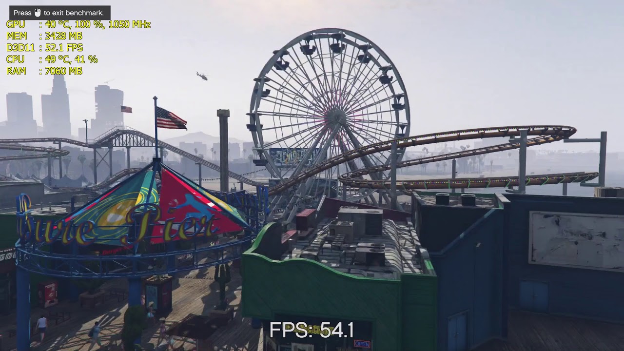 R9 Fury X | GTA V 1080p Maxed out MSAA X4 Benchmark