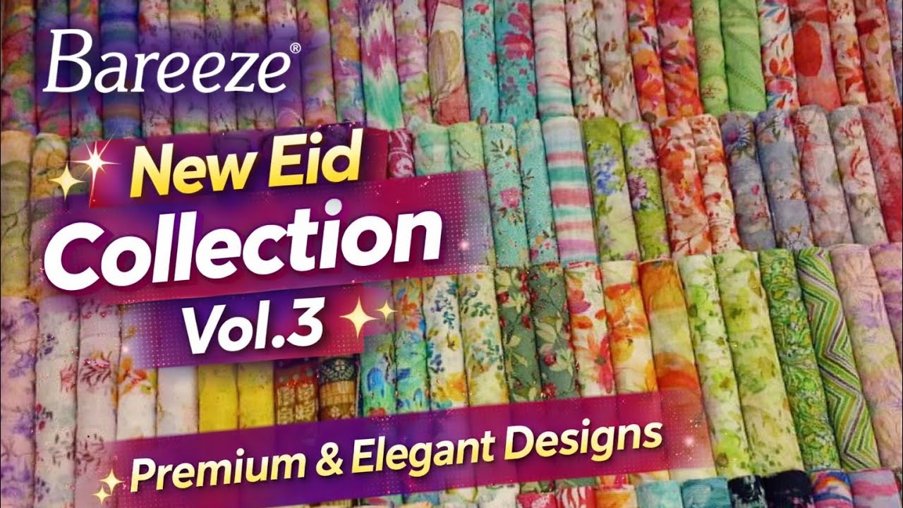 Bareeze Printed Latest Eid Collection 2026 Vol.3 @ShoppingAndStiching 