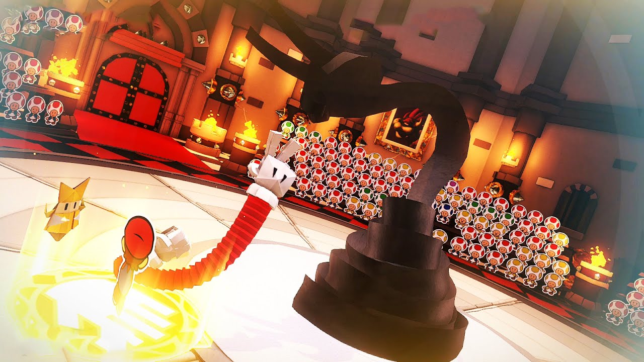 Paper Mario Origami King - Cutout Soldier Boss Fight #12