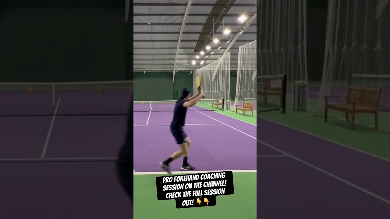 Full Pro Forehand Coaching Drill Session On The Channel! 👇
