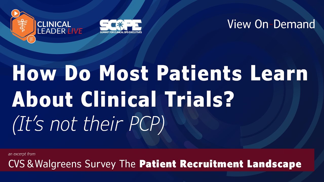 How Do Most Patients Learn About Clinical Trials? Not Their PCP