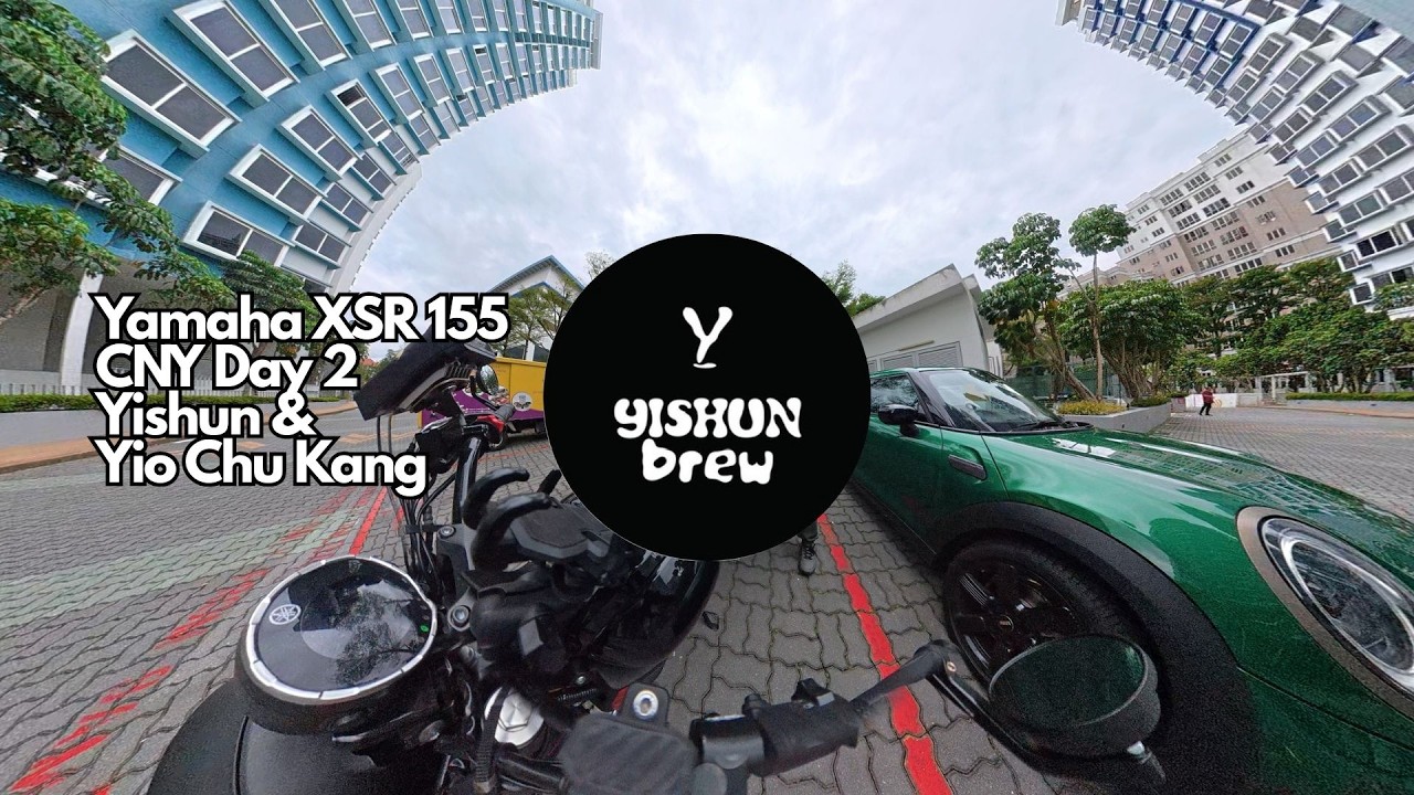 Yamaha XSR 155 | Singapore | Engine/Road sounds | CNY Day 2 Ride | Yishun & Yio Chu Kang