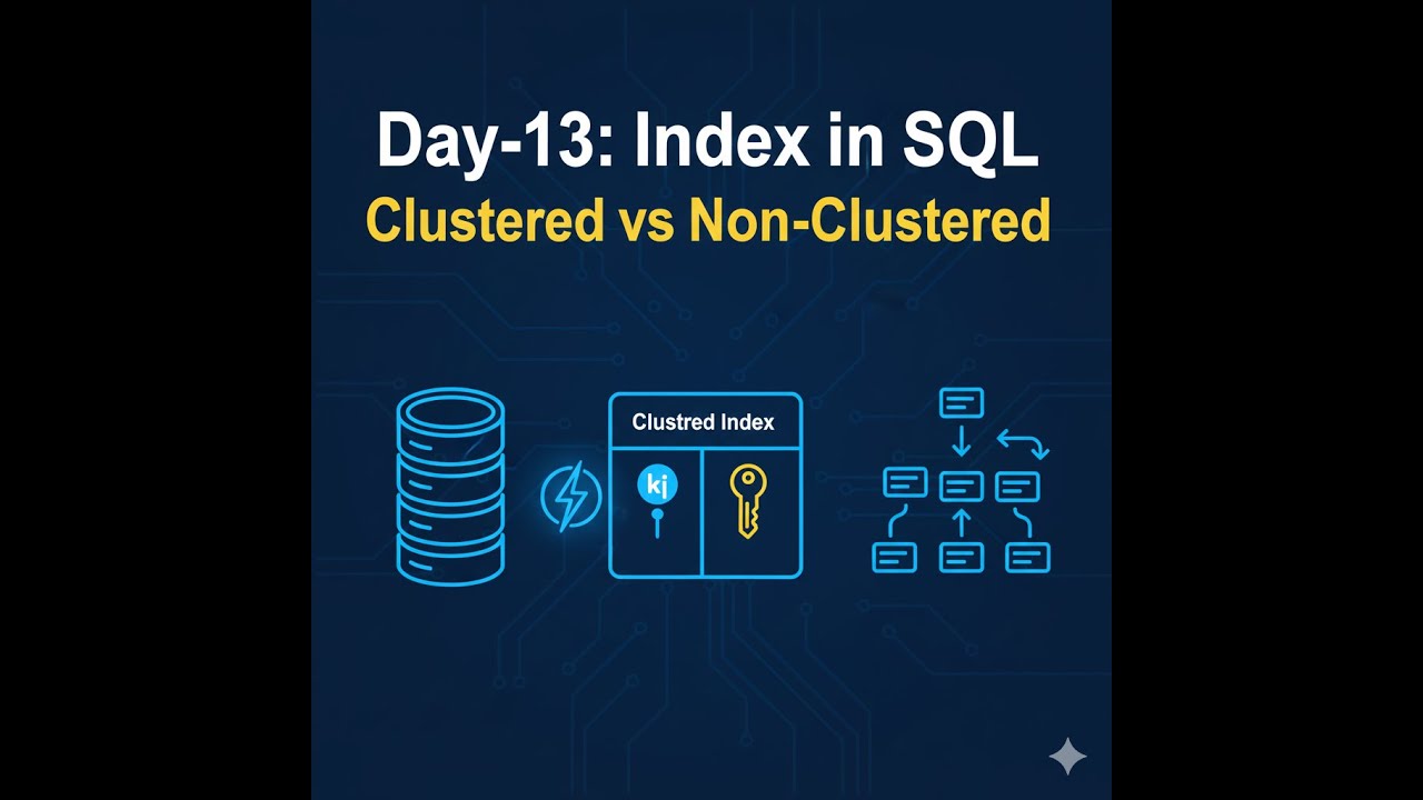 День 13 | Индексы в SQL Server | Кластерные и некластерные индексы | Оптимизация производительности