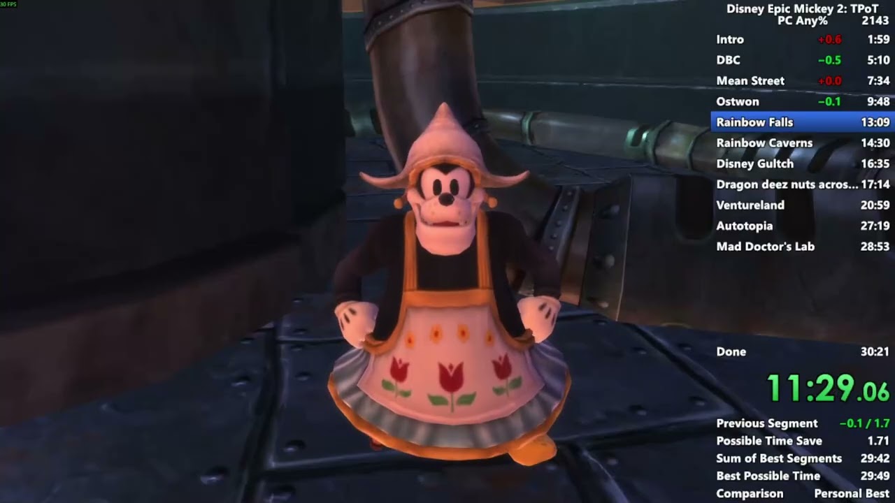 (World Record) Epic Mickey 2 Any% in 30:11 (PC)
