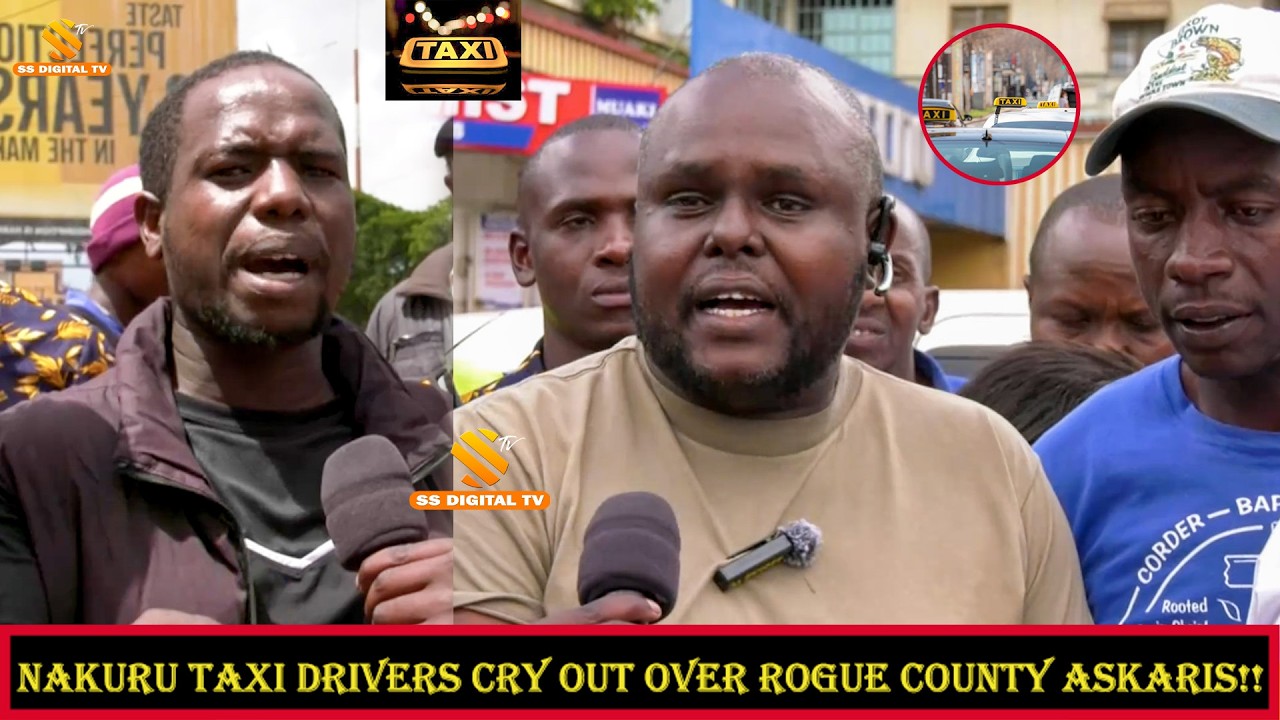 Outrage in Nakuru!-Rogue county Askaris masquerade in civilian attire while harassing taxi drivers 