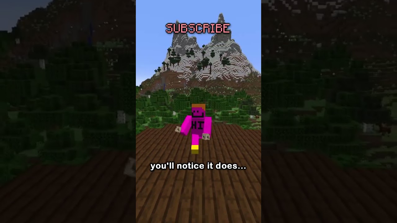the most unique block in minecraft...