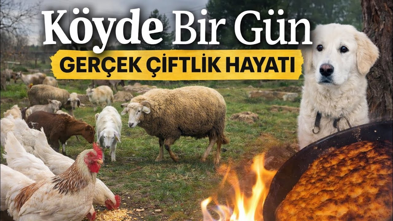 Köyde Bir Gün | Sabah 6’dan Geceye Gerçek Çiftlik Hayatı @AliBabaçiftliğii 