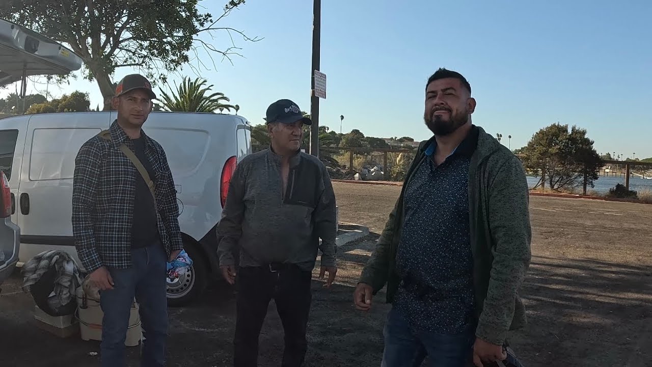 Pesca en alta mar con mi tío y mi hermano y primos isla Catalina 