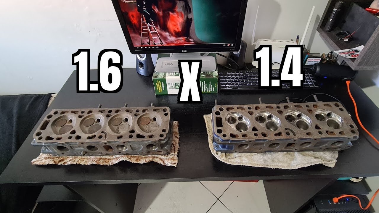 CABEÇOTE 1.4 X CABEÇOTE 1.6 - DIFERENÇAS